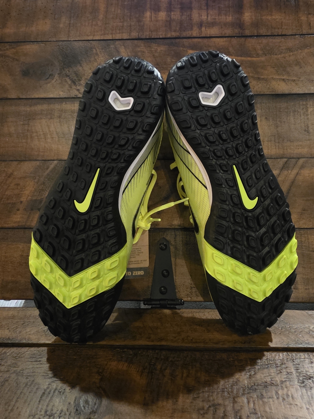 Nike Air Zoom Mercurial Superfly 10 Academy TF Turf Soccer Shoes | Volt/Black - Picture 3 of 6